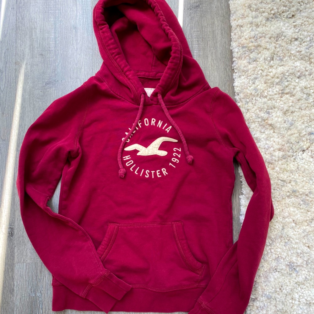 Red Hollister Hoodie